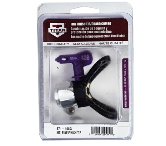 Titan 671-408G Fine Finish Tip & Guard